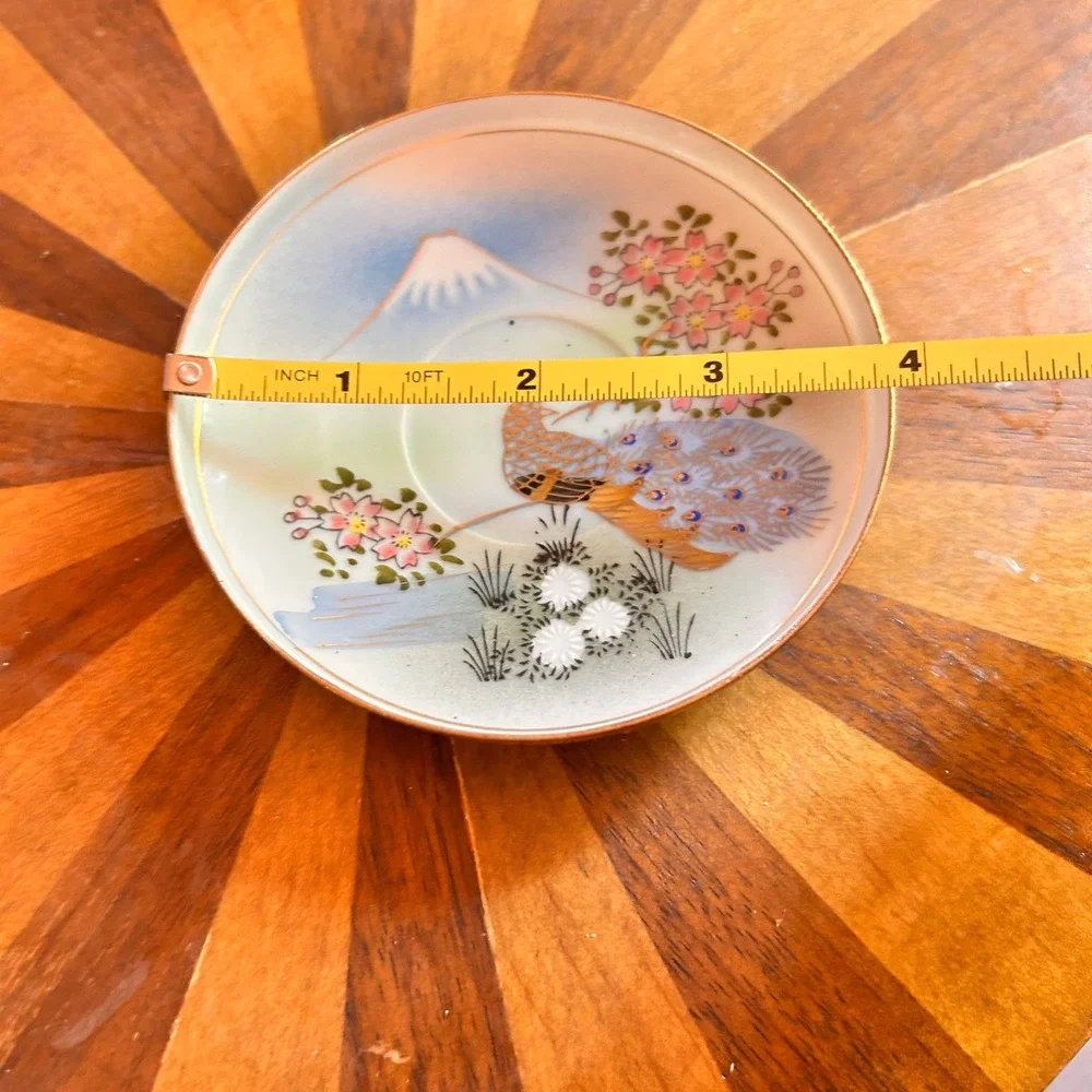 Kutani China Saucer 3.75